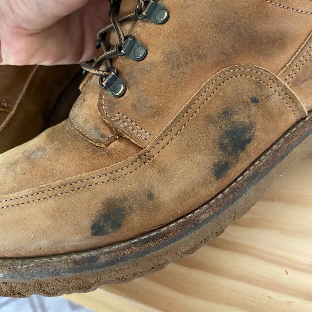 Red Wing Mens Leather Work Boots Size 10 Truwelt Chukka Brown Safety USA Made